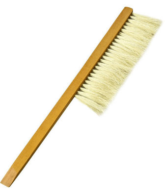 Beehive Brush With Wooden Handle Single Row Horse Hair For Beekeeping