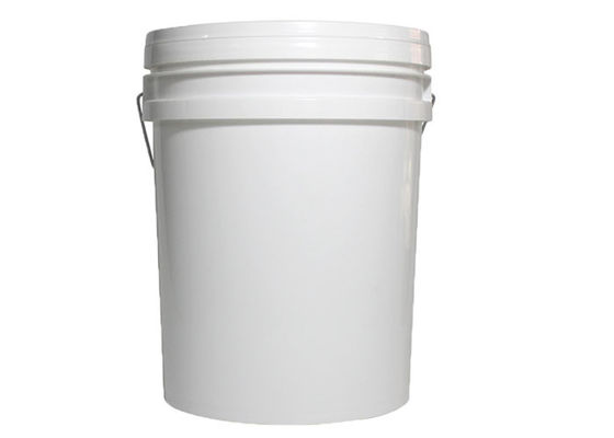 20L Yellow and White Color Plastic Bucket Tank Without Honey Gate