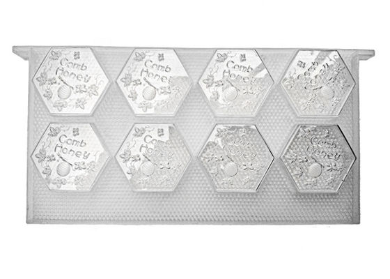 Wholesale Hexagon Shaped Plastic Honey Storage Foundation Honey Comb Frames for beekeeping
