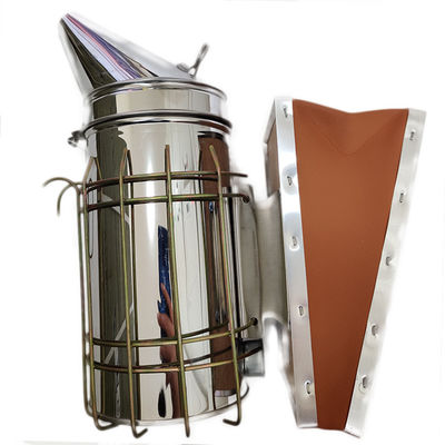 2020 Yellow  stainless steel beekeeping tools bee smoker