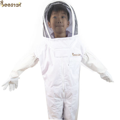 Terylene Honey Bee Protection Suit Kids Beekeeping Protective Clothing With Round Veil